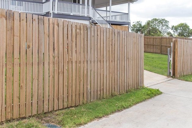 Professional timber fencing installation